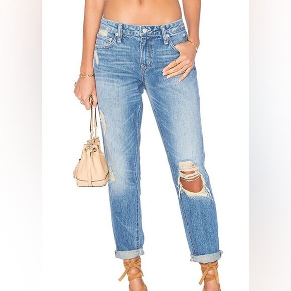 Lovers + Friends Denim - Lovers + Friends Blue Distressed Jeans